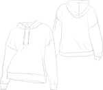 Papierschnittmuster Hoodie Svea