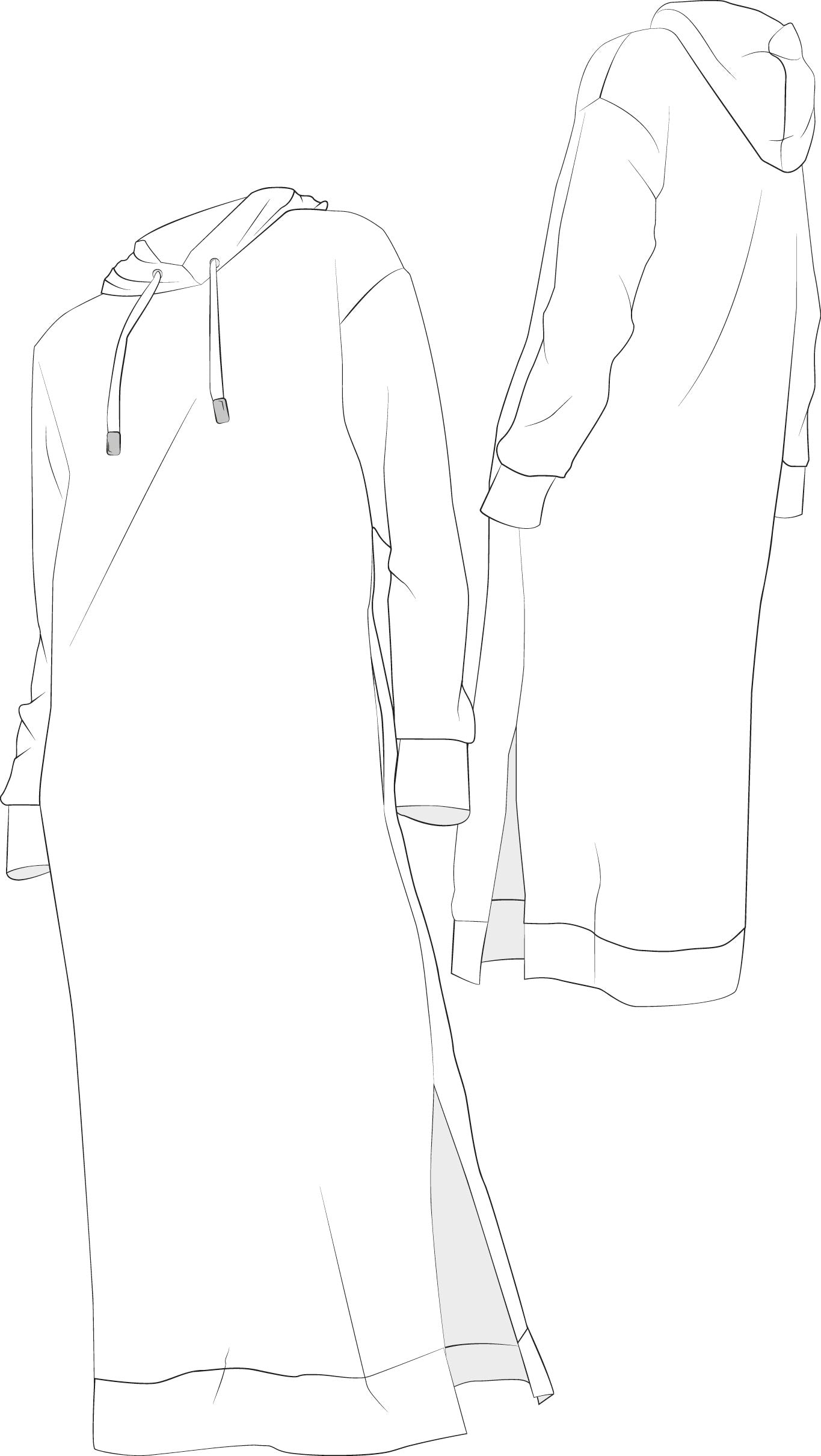 E-Book Hoodiekleid Vera