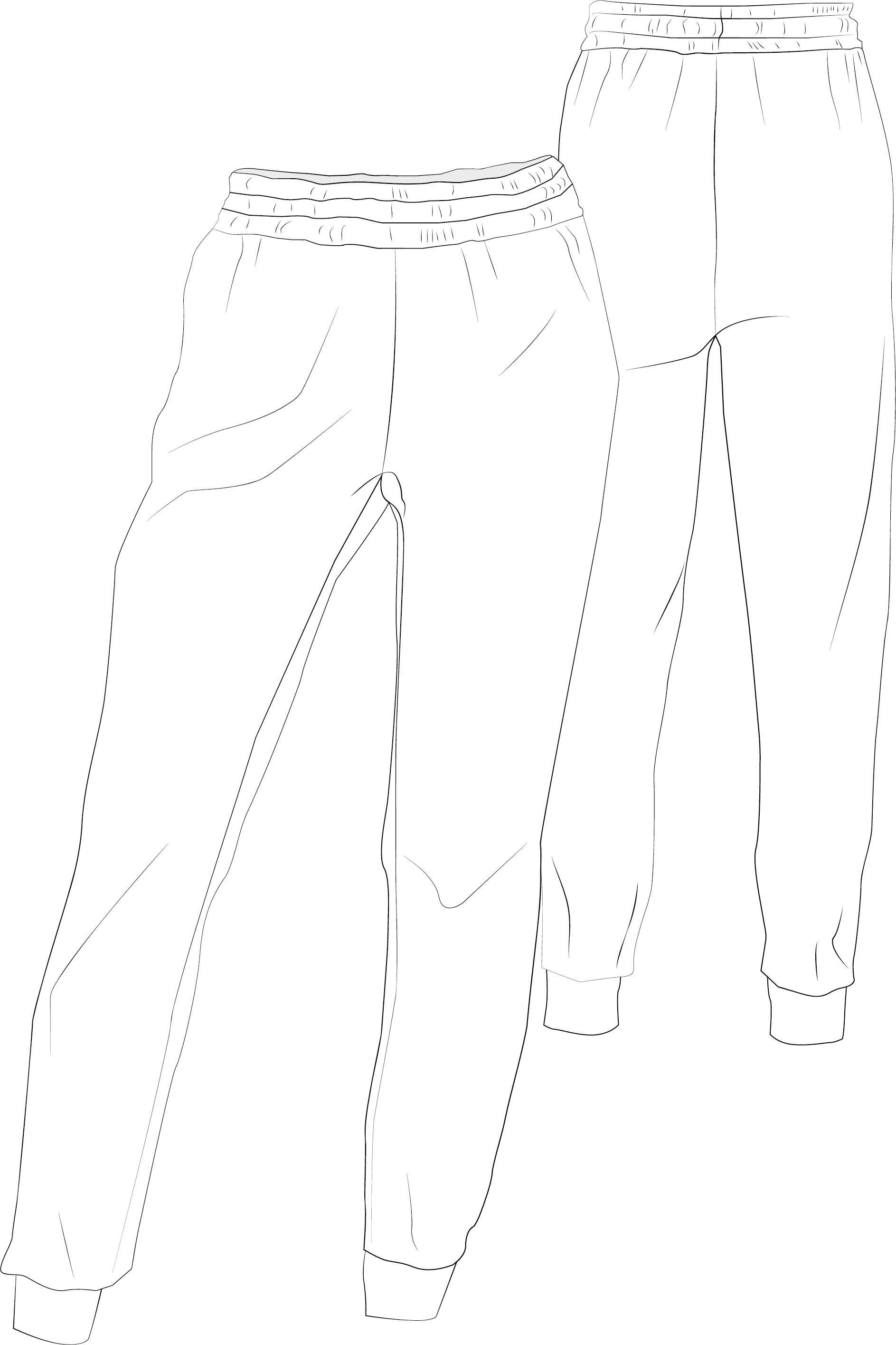 Pantalon de survêtement à motif en papier Zoé