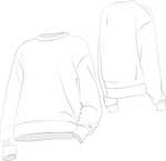 Paper pattern sweater Hanna