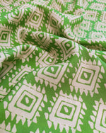 "New" viscose with an abstract print