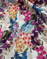No. 915 Viskose Crepe mit Blumenprint