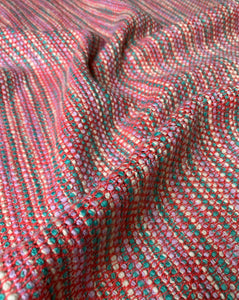No. 880 Bunter Tweed mit roter Musterung