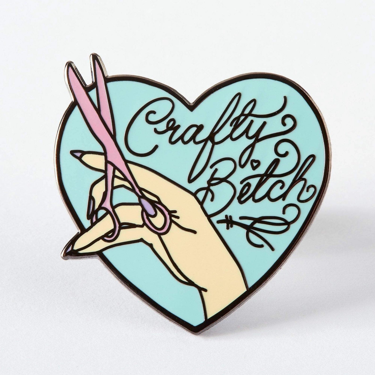 Emaille Pin Craftly Bitch
