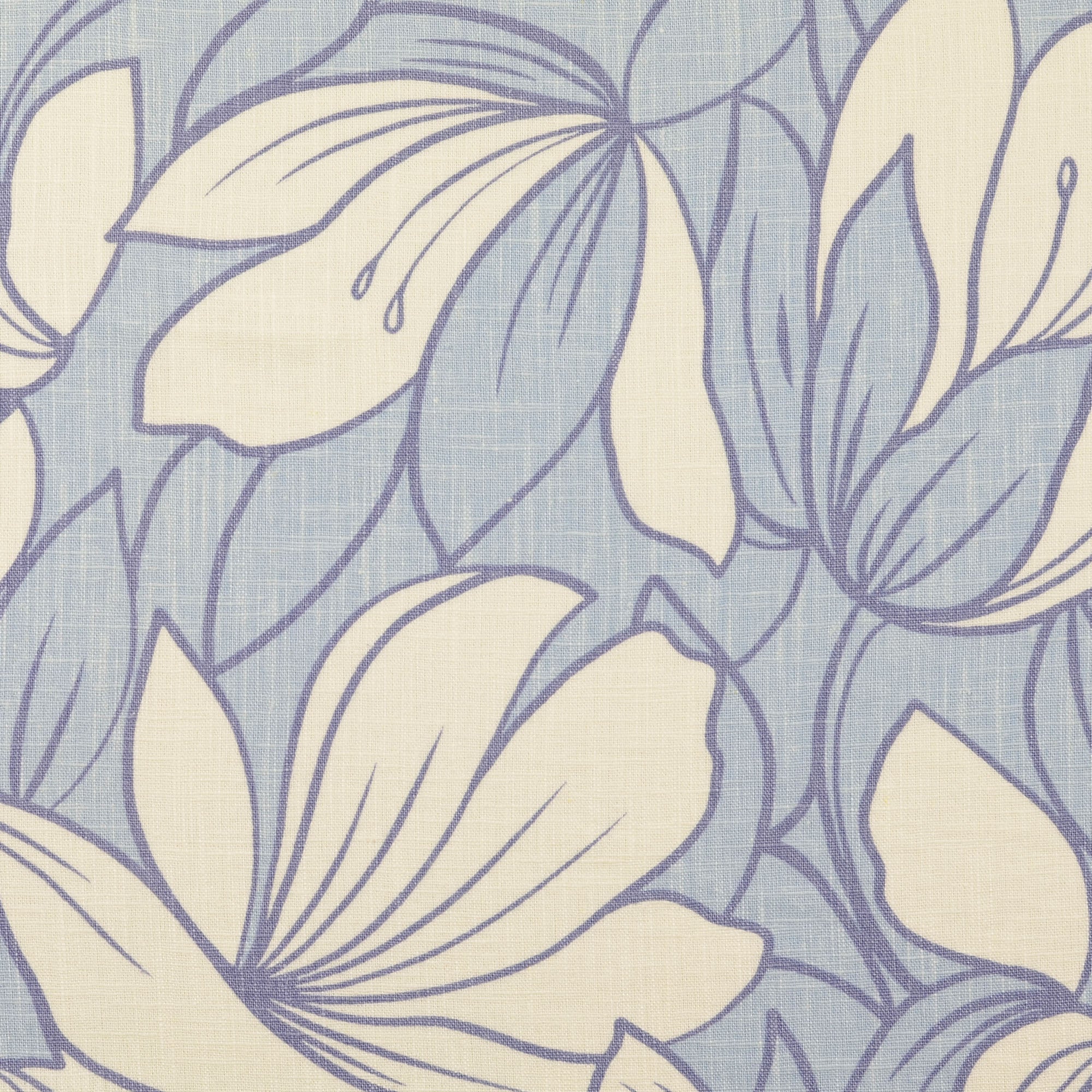 No. 1630Leinenmischung Blumenprint - 4 Farben