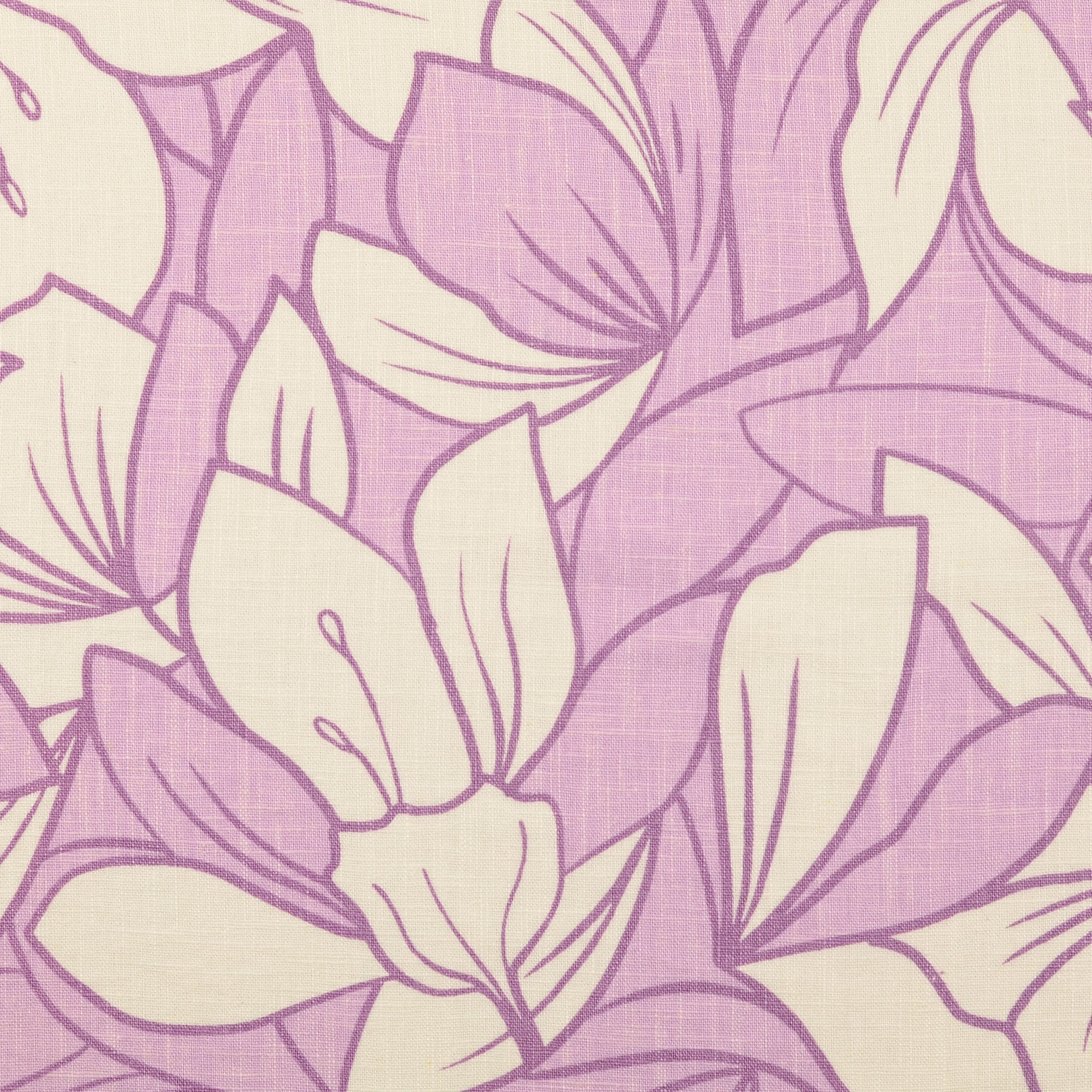 No. 1630Leinenmischung Blumenprint - 4 Farben