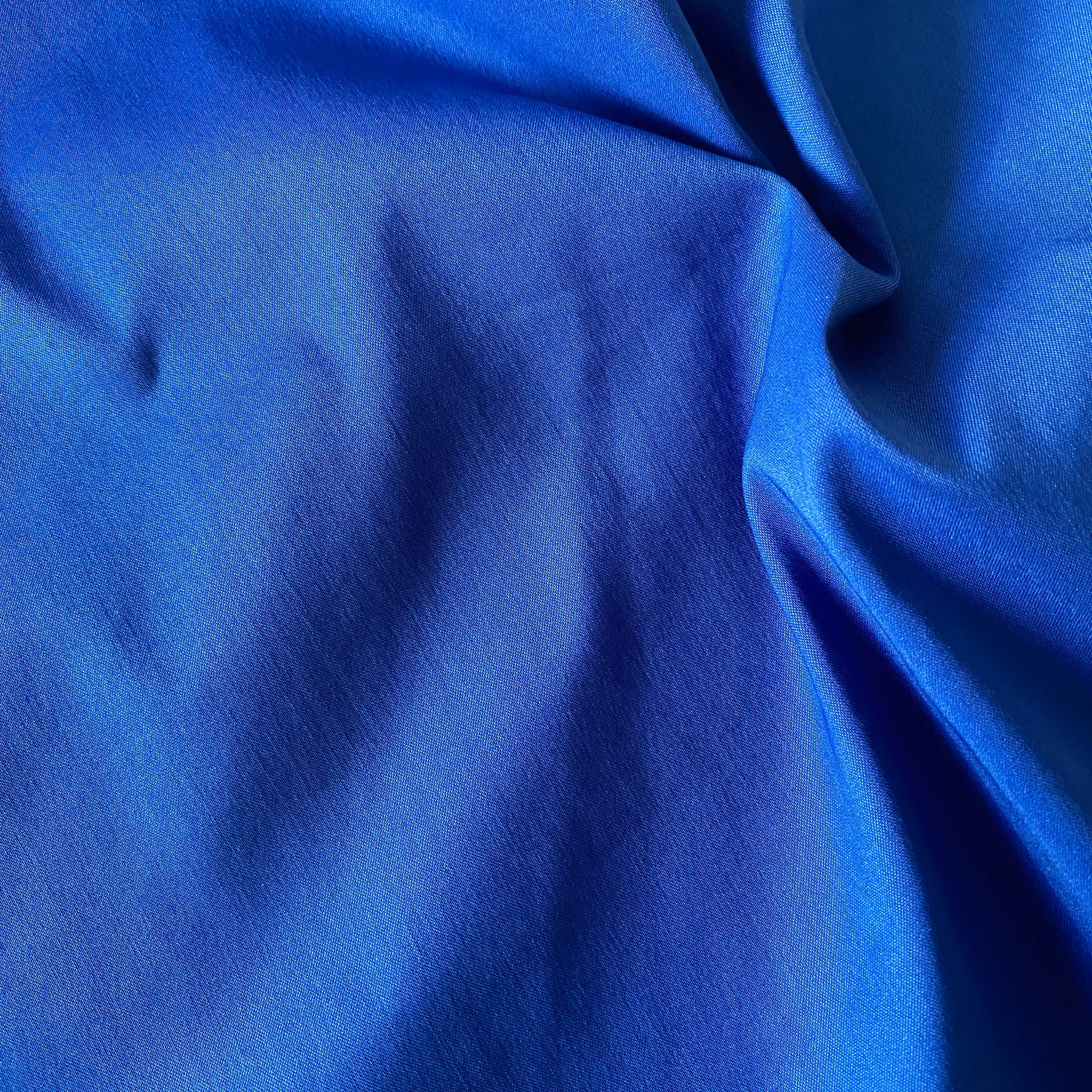 No. 1319 Baumwoll Poplin Stretch blau | mehrere Abschnitte