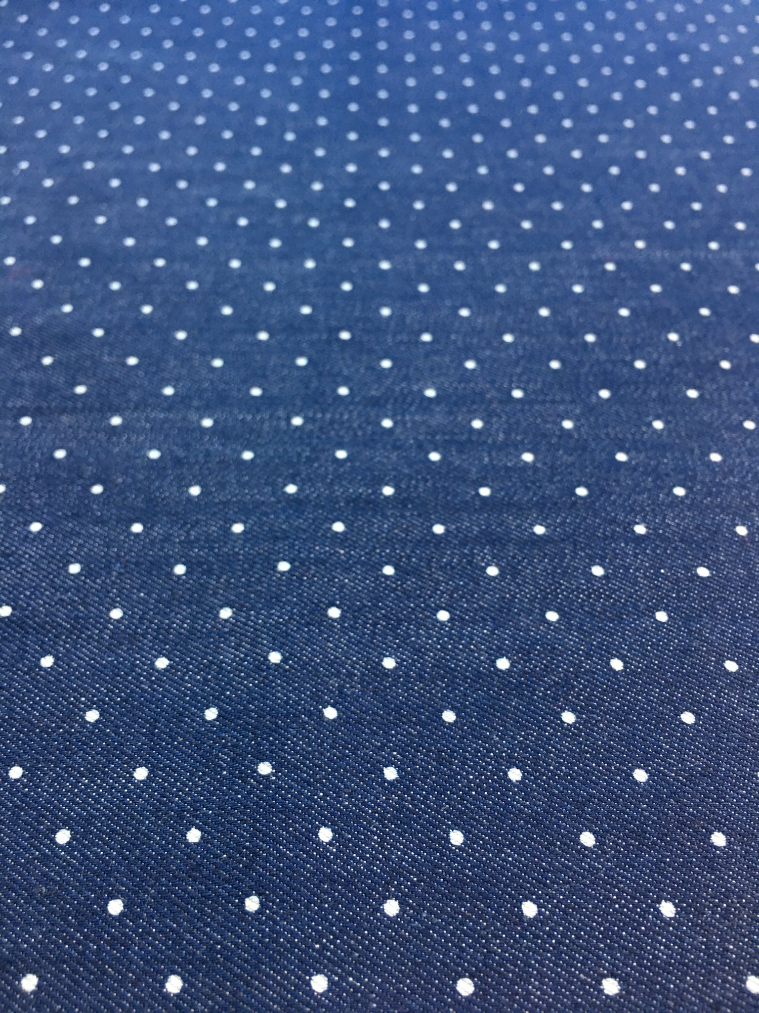 No. 1030 Baumwolljeans gepunktet / 1,30m