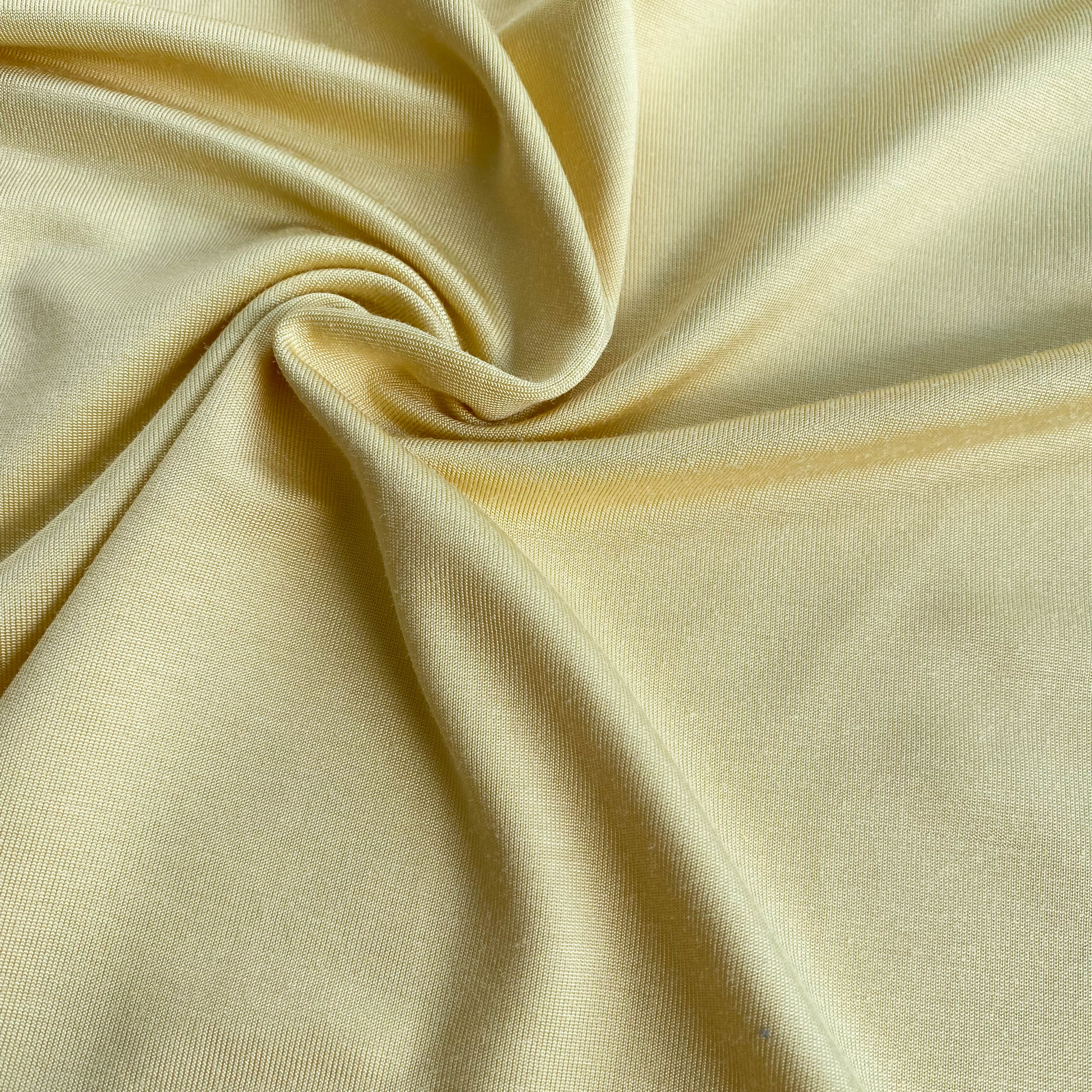 No. 1350 Viskosejersey pastellgelb