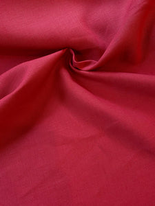 No. 382 linen fabric dark red