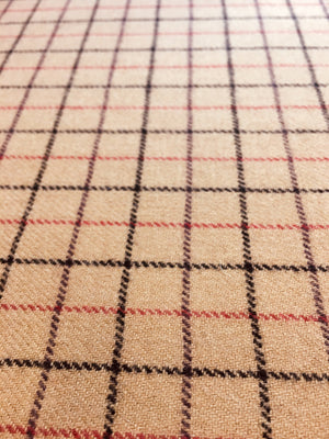 No. 440 checked wool fabric