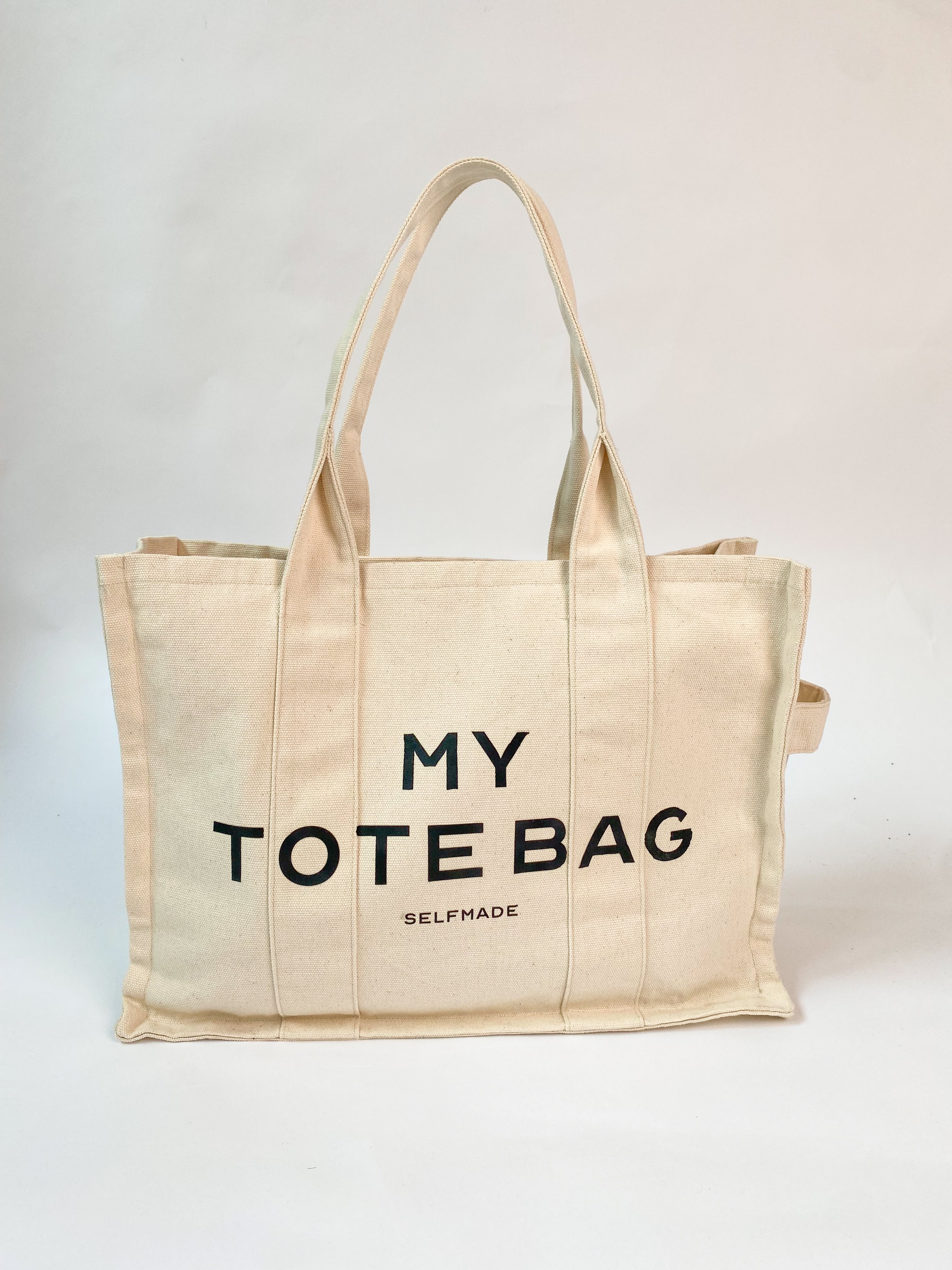 Sewing pattern printed tote bag Emma