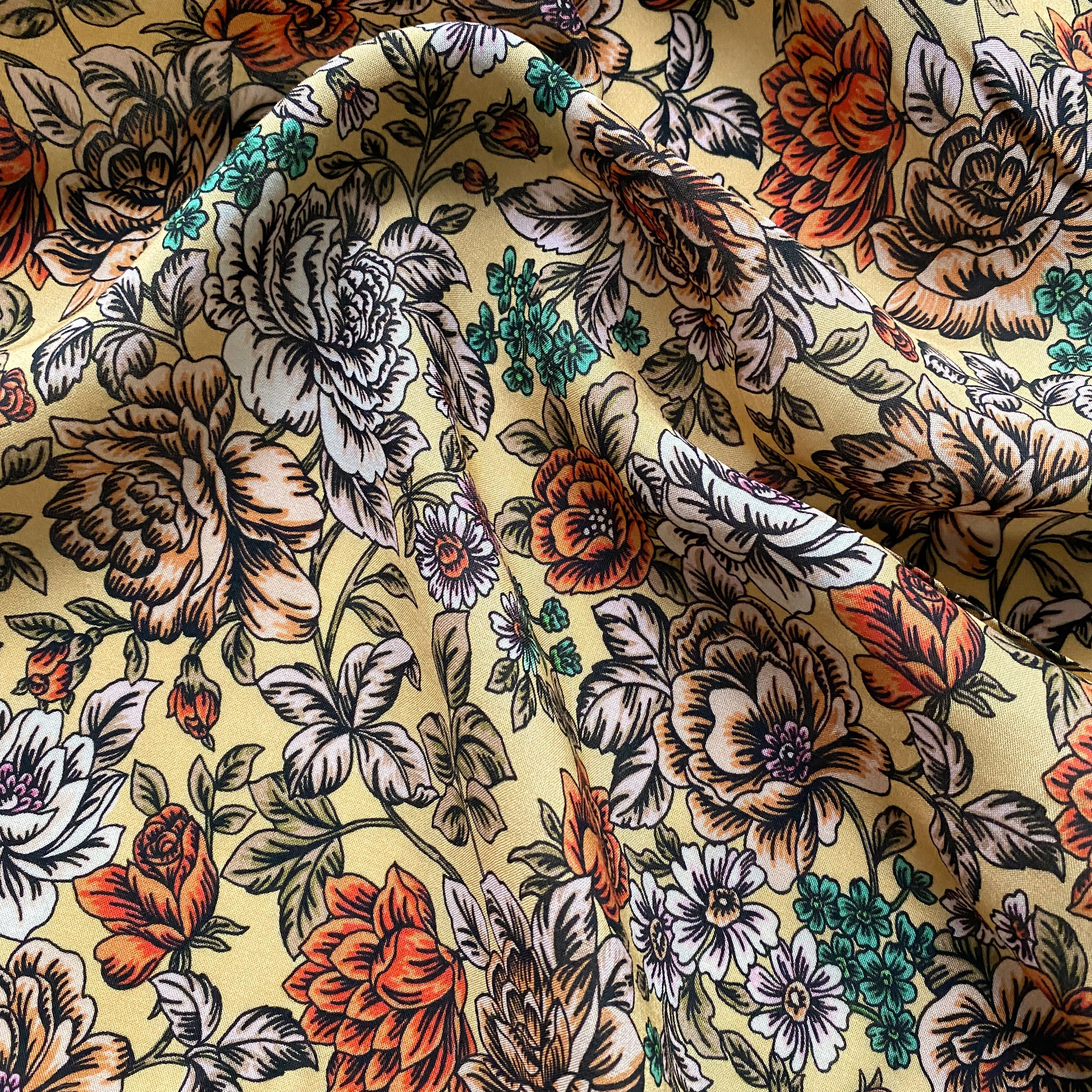 No. 247 Viscose floral print