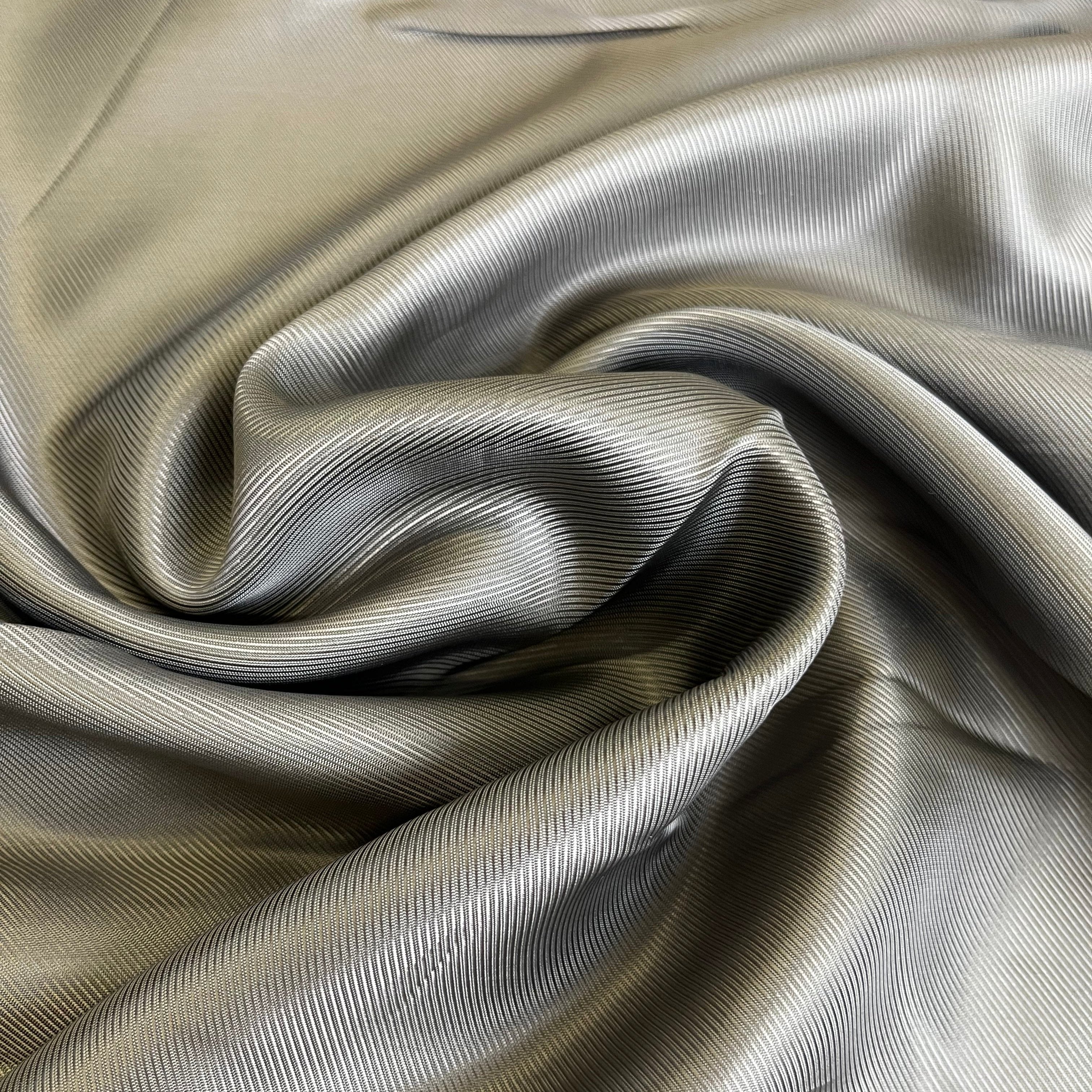doublure taffetas gris-marron