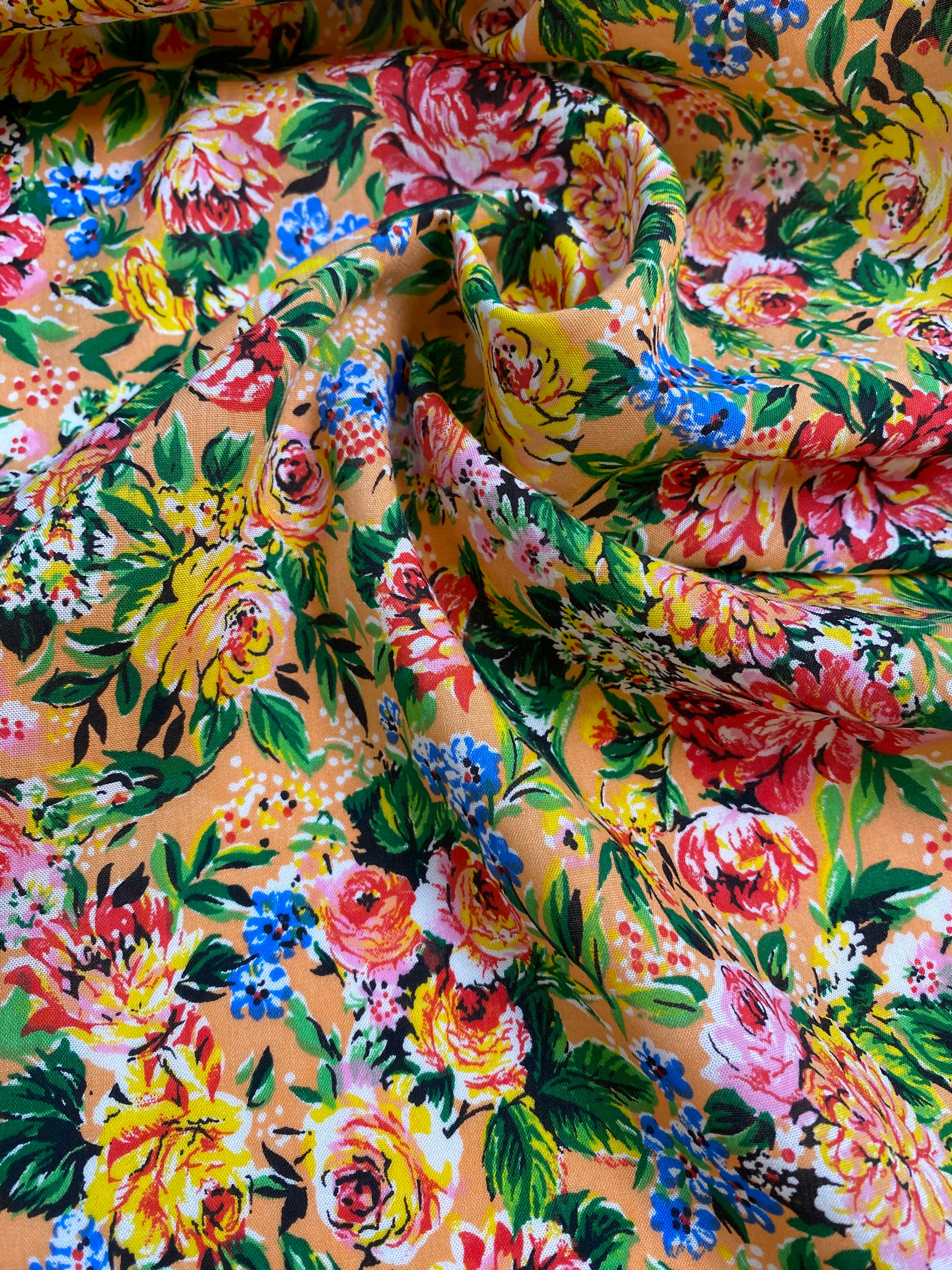 No. 305 viscose floral pattern