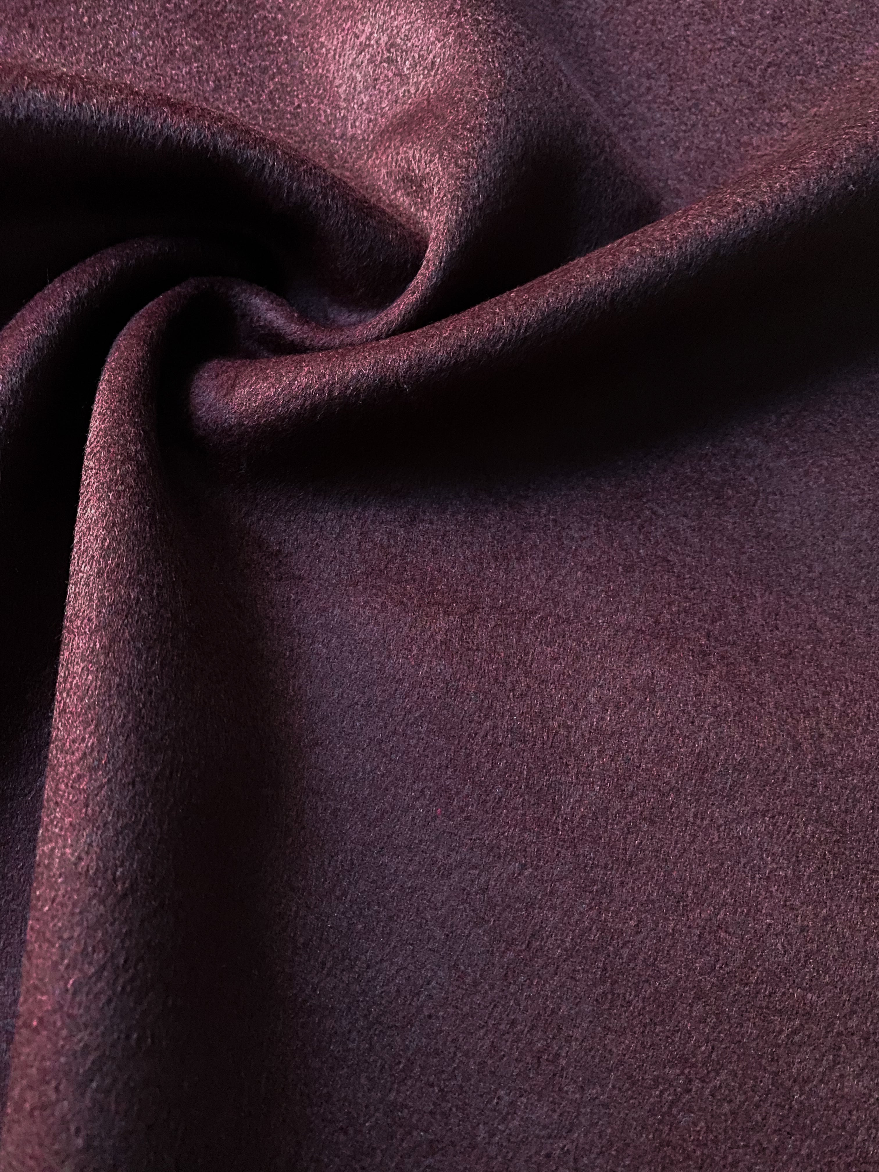 No. 1044 coat fabric wine red