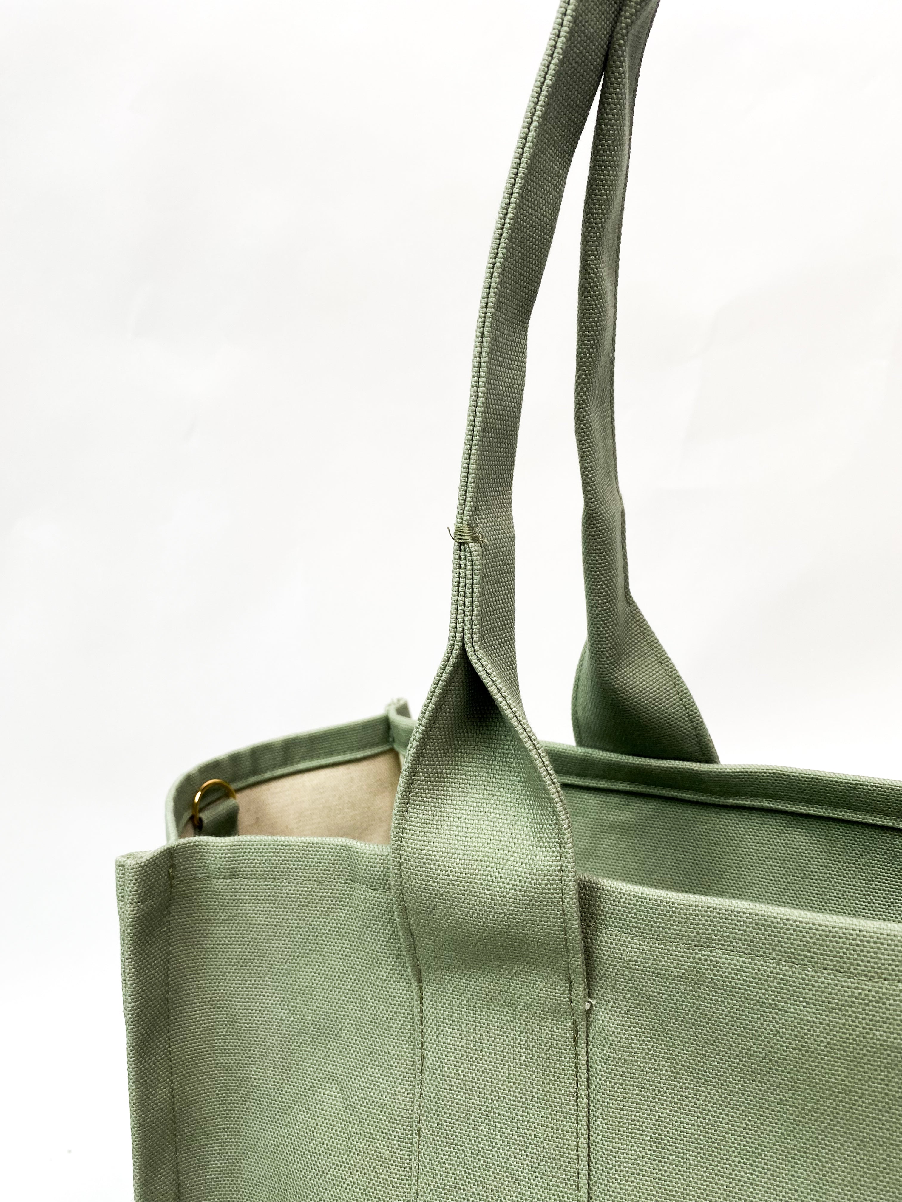 Sewing pattern printed tote bag Emma