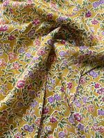 No. 75 Viskose-Satin Streublumen gelb