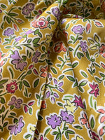 No. 75 Viskose-Satin Streublumen gelb