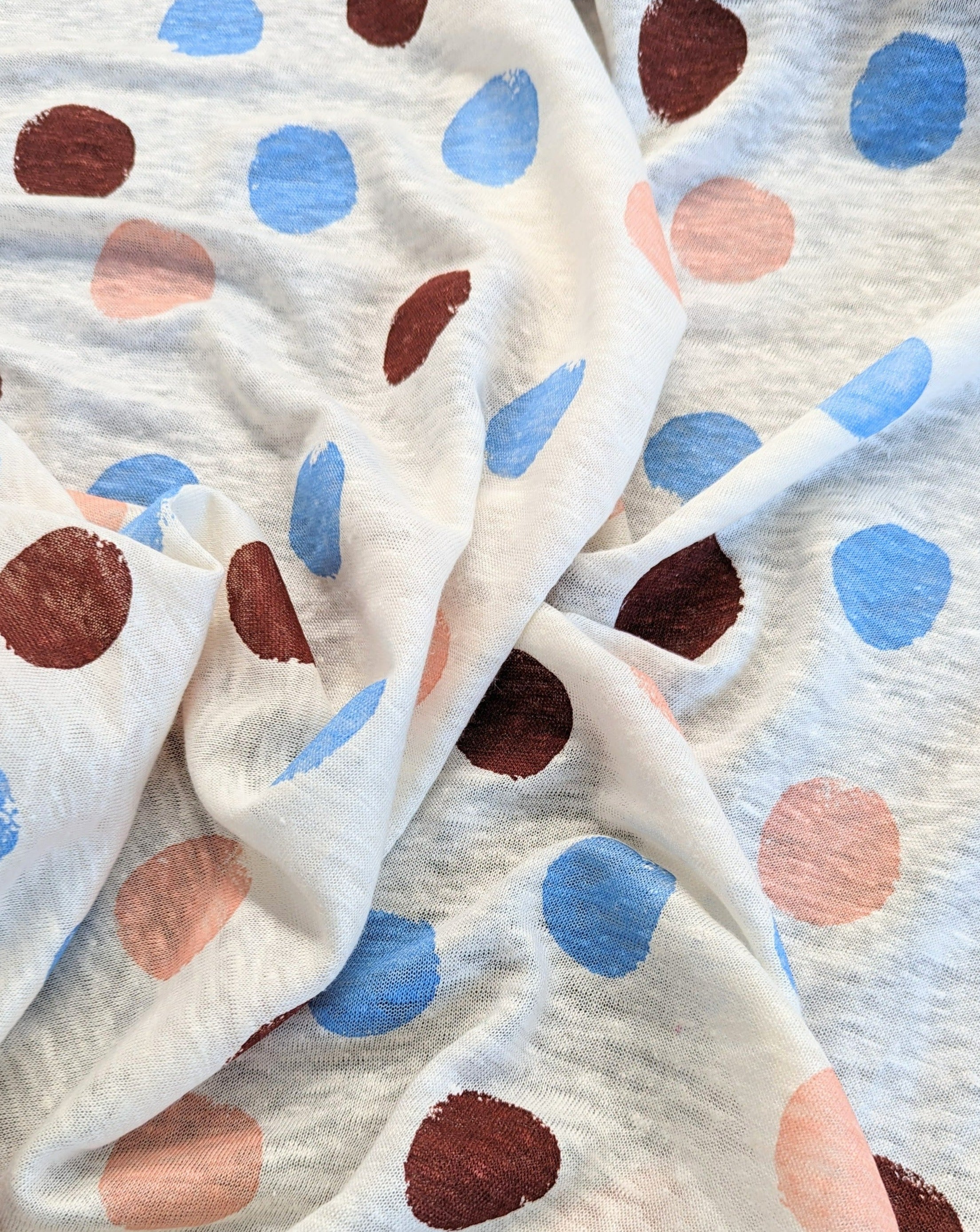 No. 761 Linen Jersey Dots