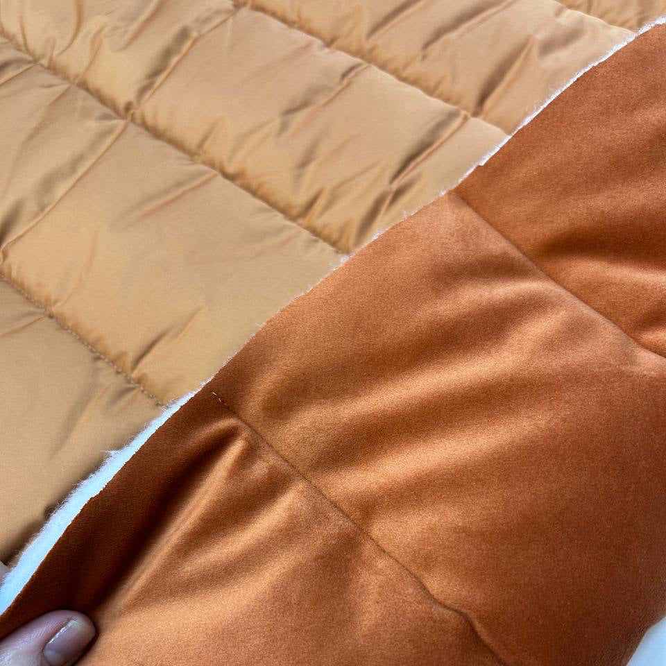 No. 1831 Steppstoff Velour pumpkin Mon*ler