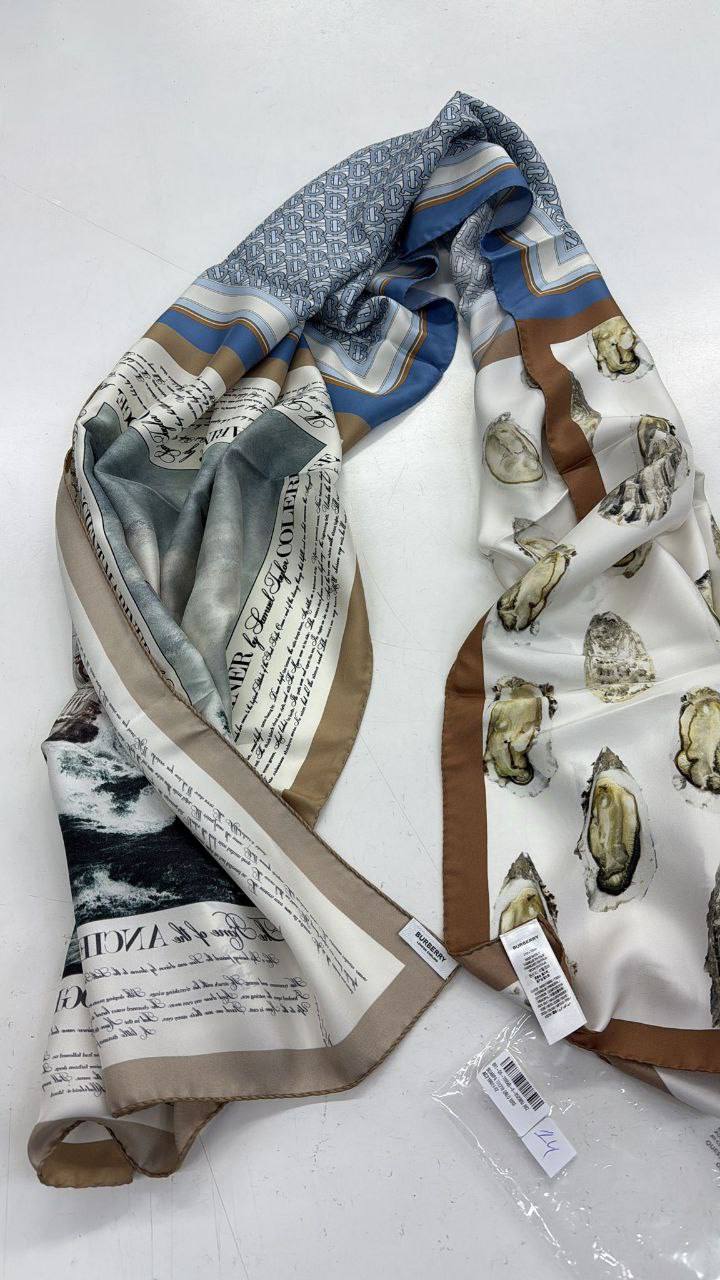 21 Seidenschal Burbe**y 210x70