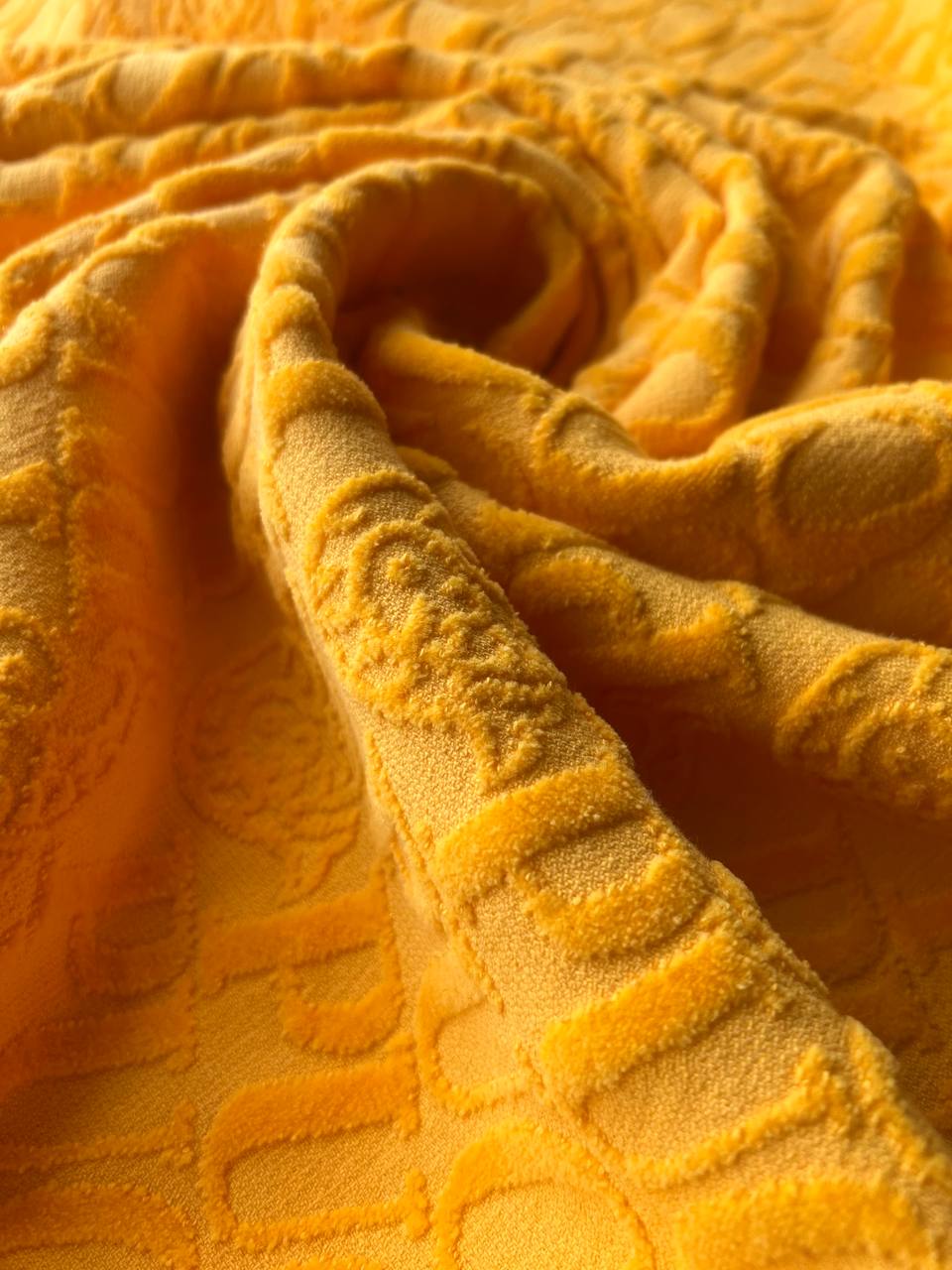 No. 1866 - Frottee Baumwolle gelb Pu**i