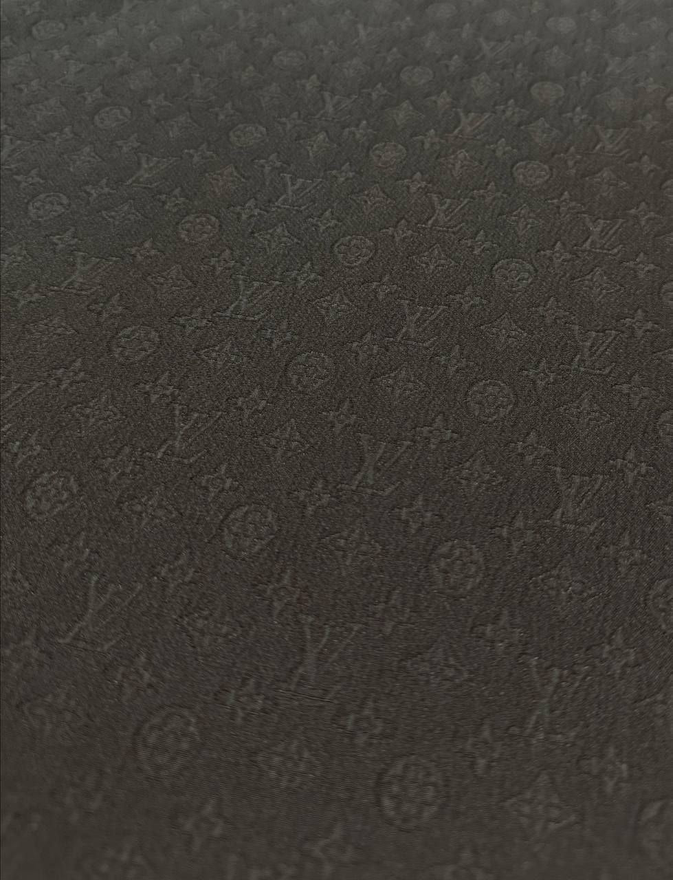No. 1977 Seiden-Baumwoll Jacquard schwarz LV