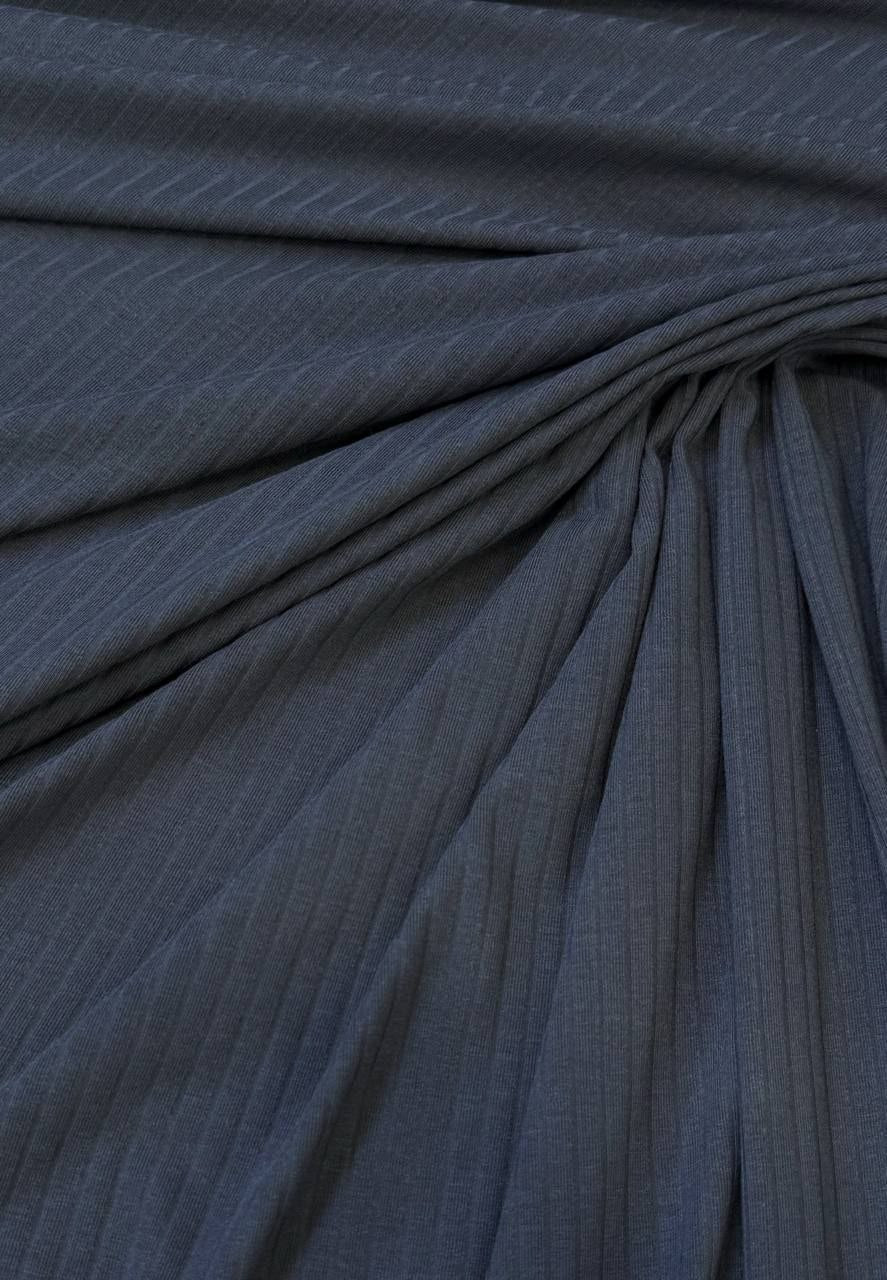 No. 1980 Modal-Seidenjersey jeansblau Canclini | 1,00m