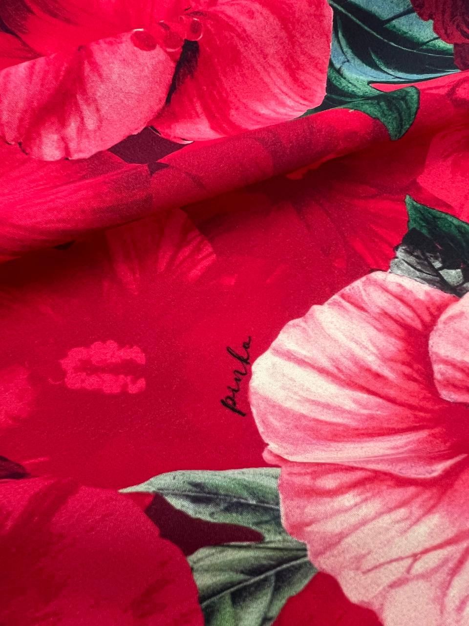 No. 2000 Viskosecrepe Hibiskus pink