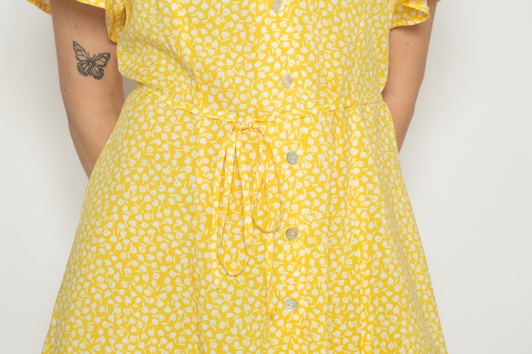 ausgedrucktes Papierschnittmuster Kleid Julia