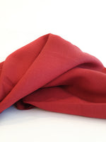 No. 382 linen fabric dark red
