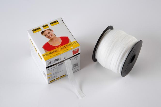 Bande de formage Vlieseline 12mm blanc par m