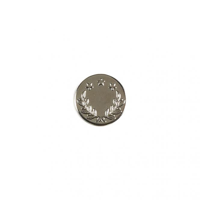 Jeansknopf Metall 17mm silber