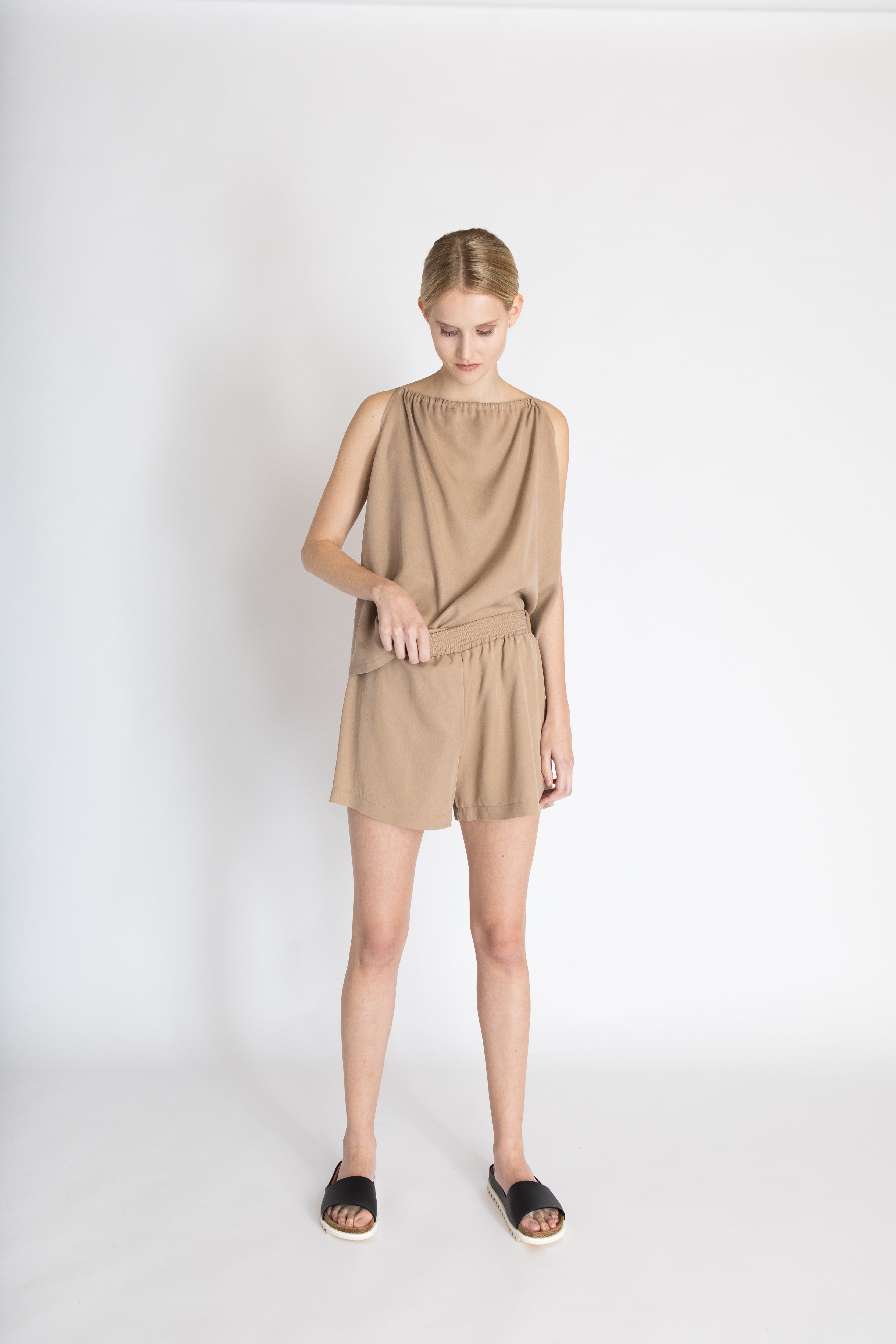 Paper pattern shorts Alva