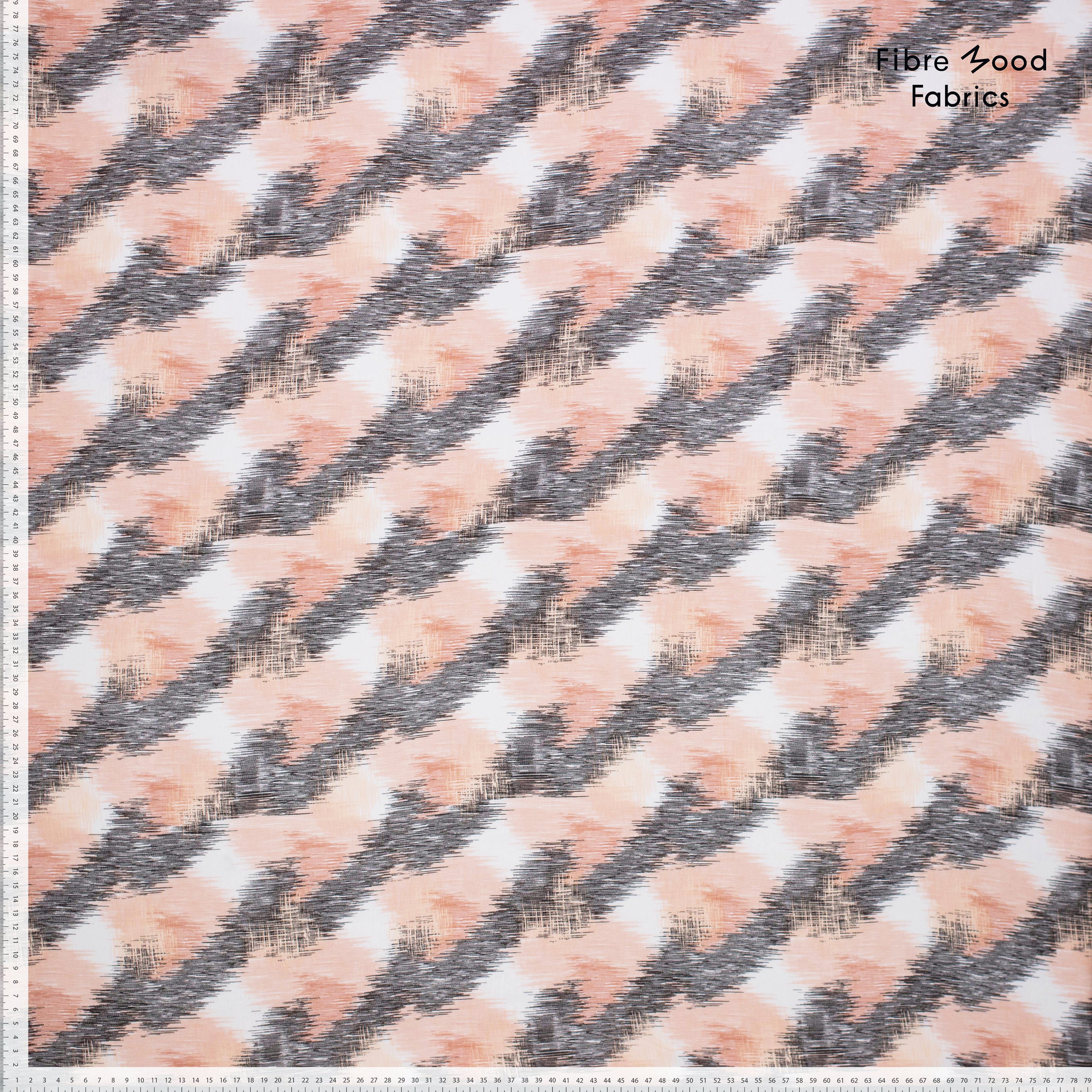 No. 628 Bunter Viskosestoff mit Satin Finish