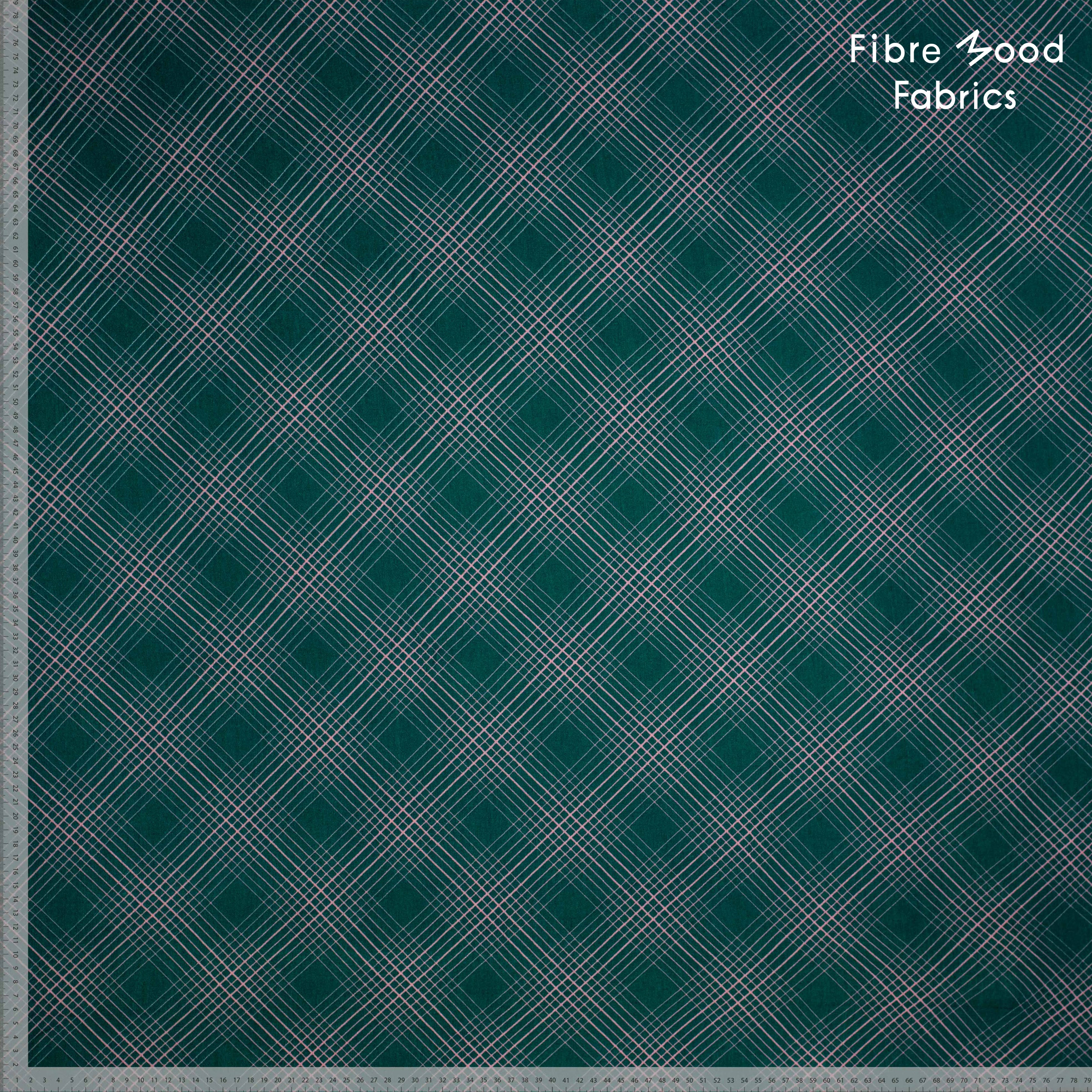 No. 568 viscose crepe check