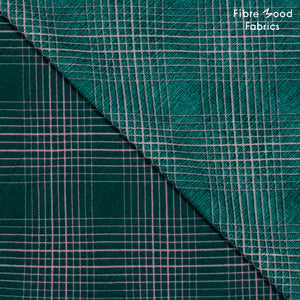 No. 568 viscose crepe check