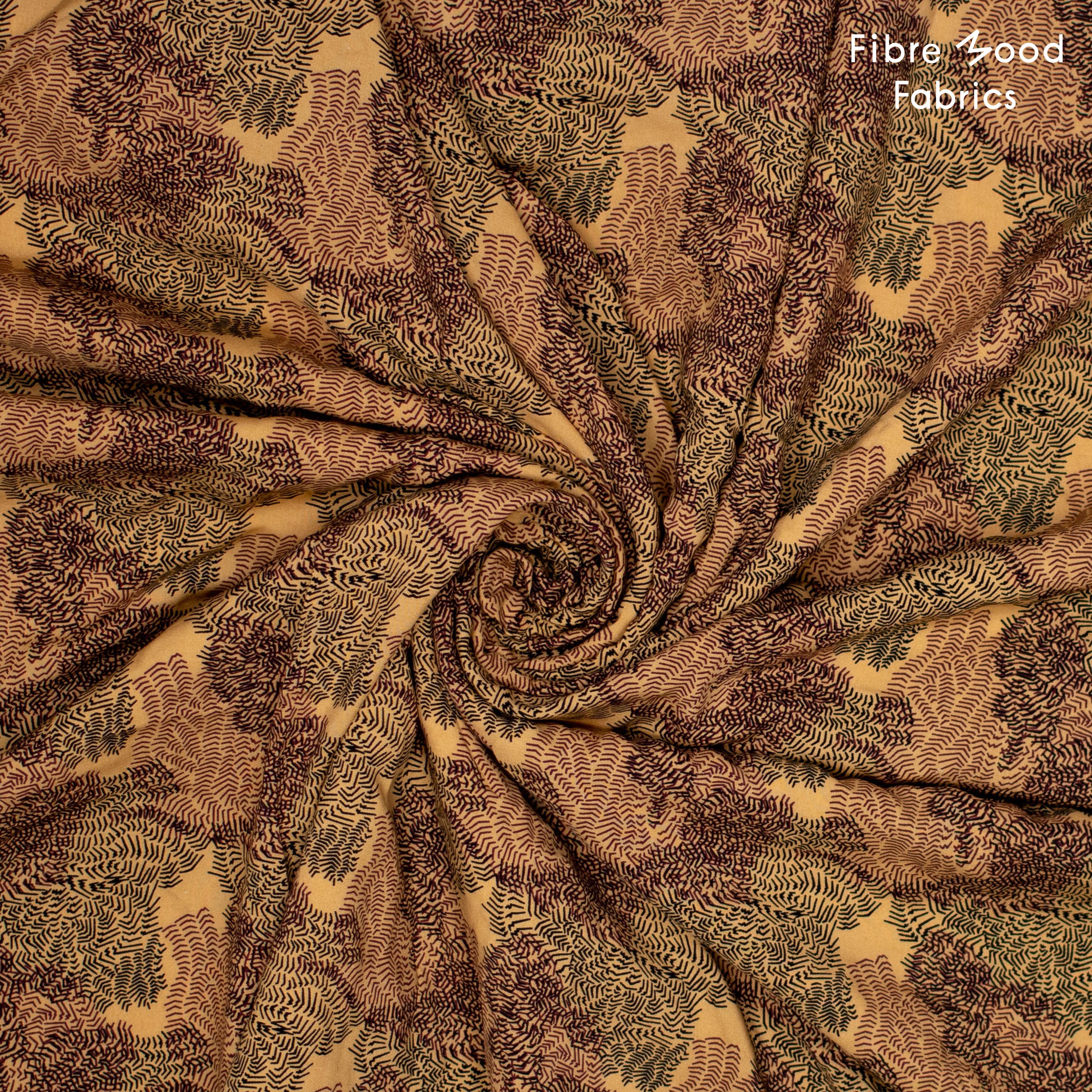 No. 574 viscose fabric abstract print