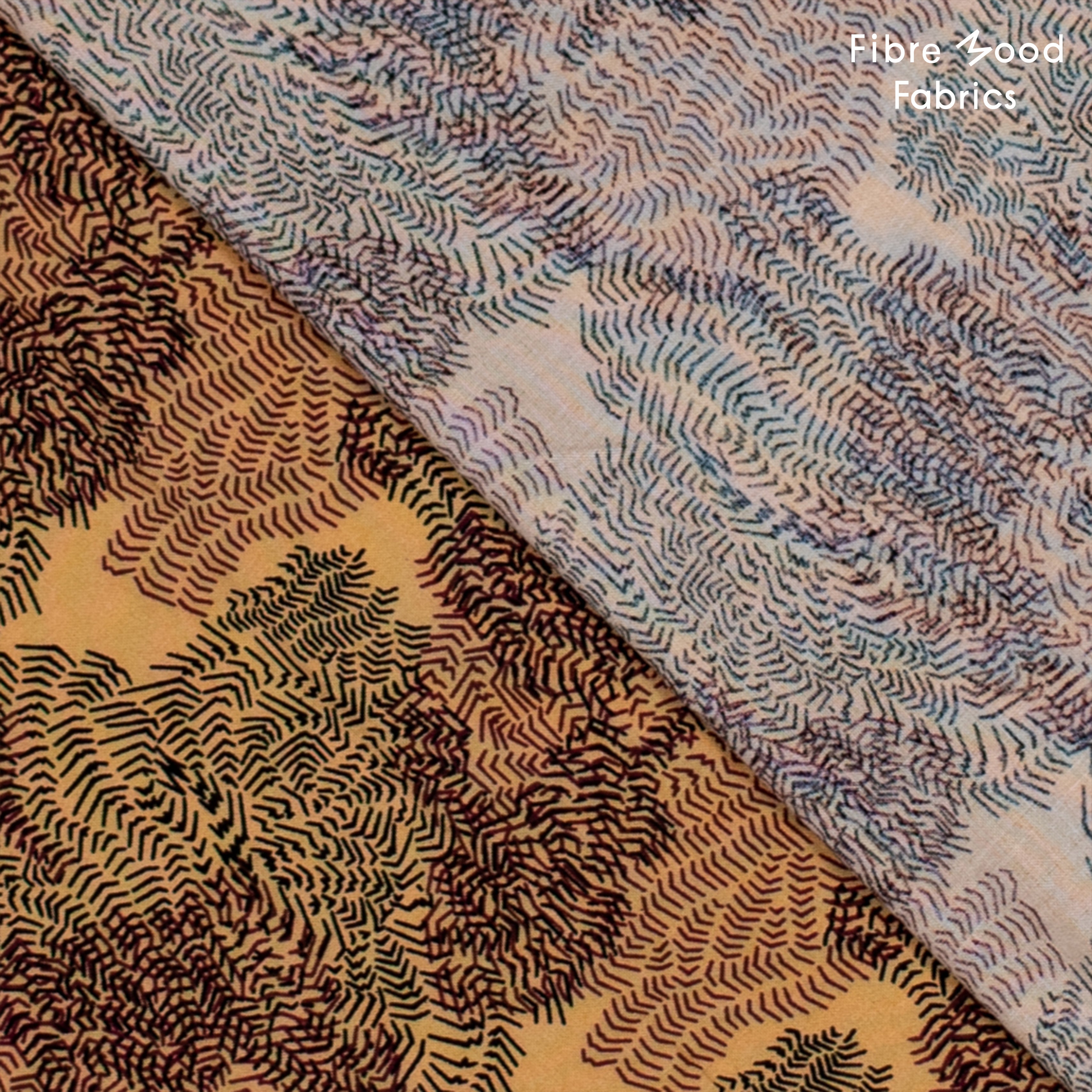 No. 574 viscose fabric abstract print