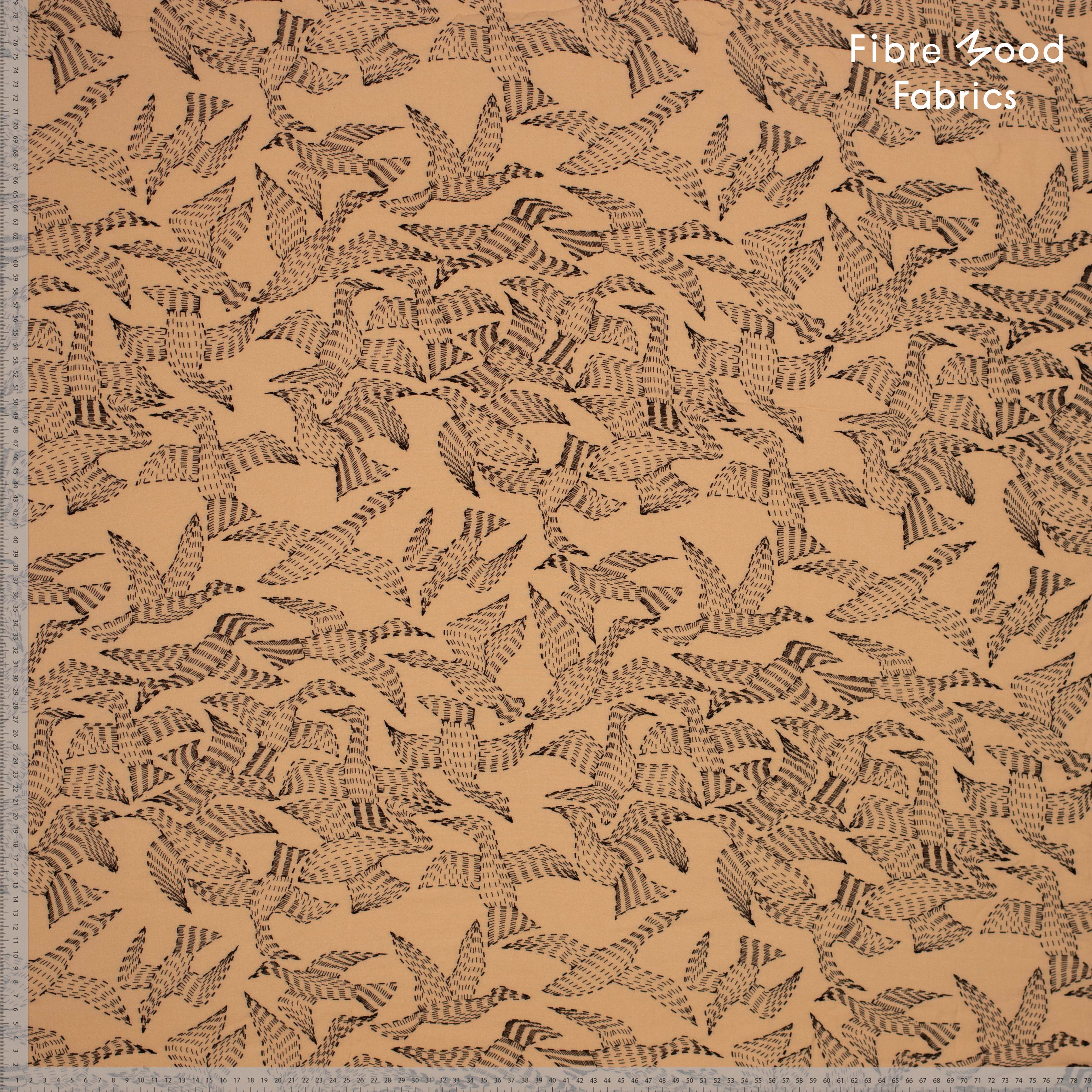 No. 575 Viscose bird print