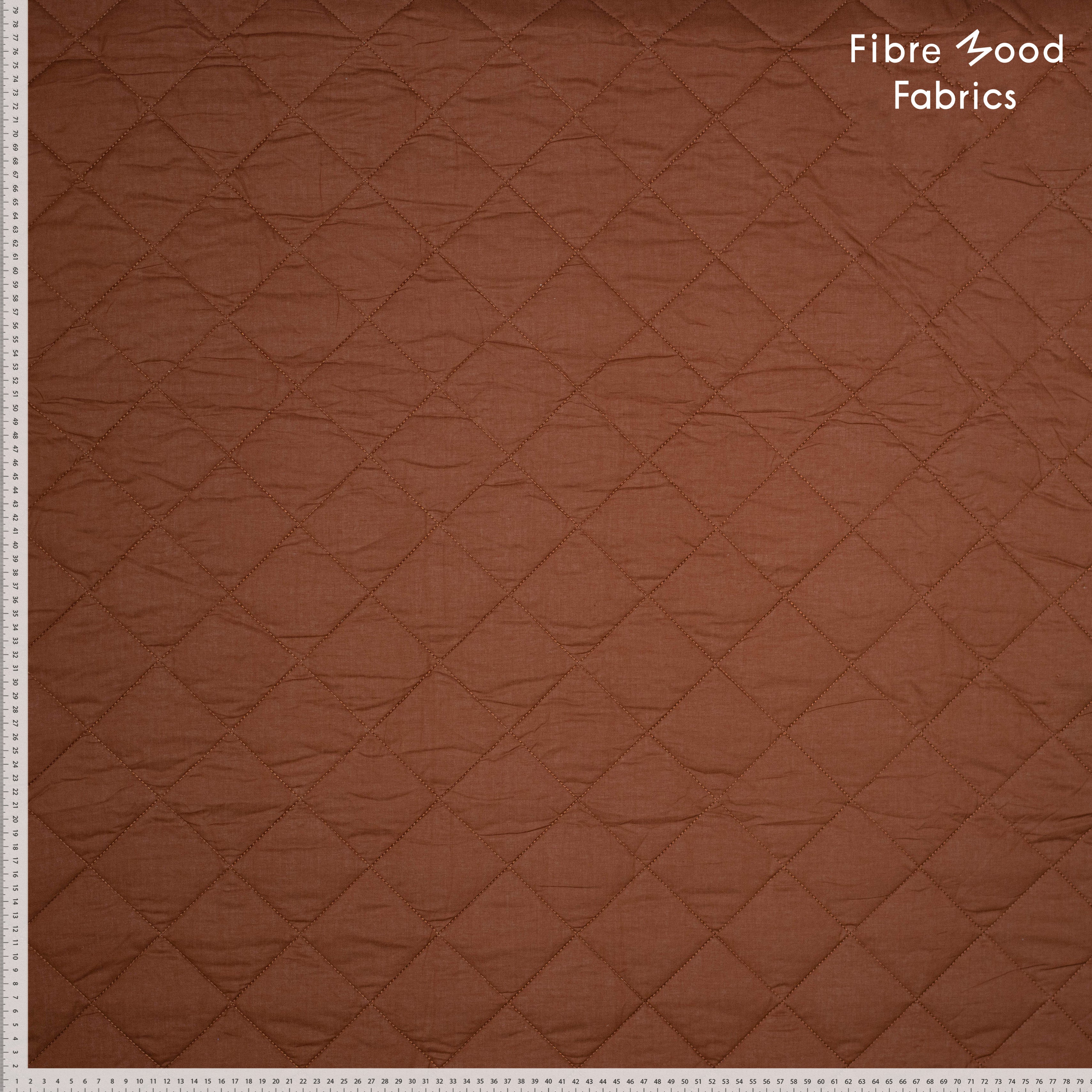 No. 556 cotton quilted brown