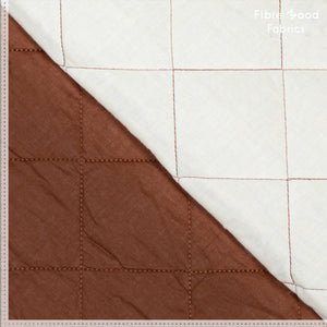 No. 556 cotton quilted brown