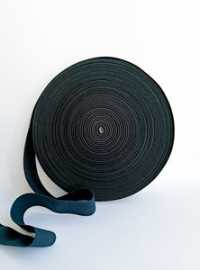 Organic elastic strap 40 mm black
