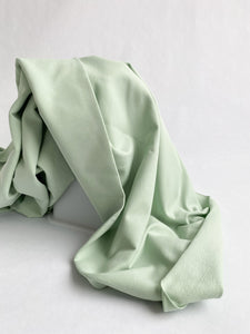 French terry / summer sweat organic cotton light green