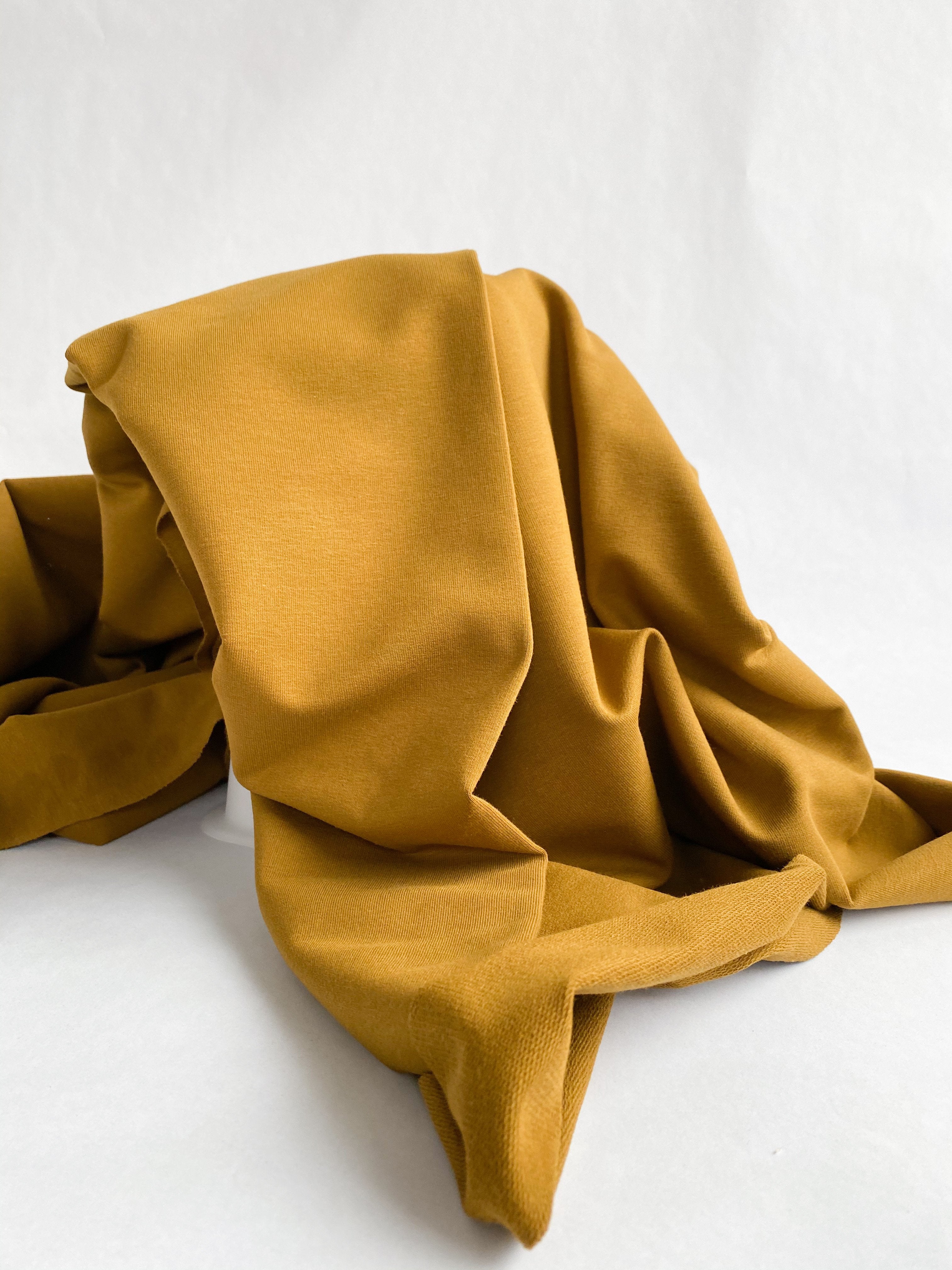French Terry / Sommersweat Bio-Baumwolle olive