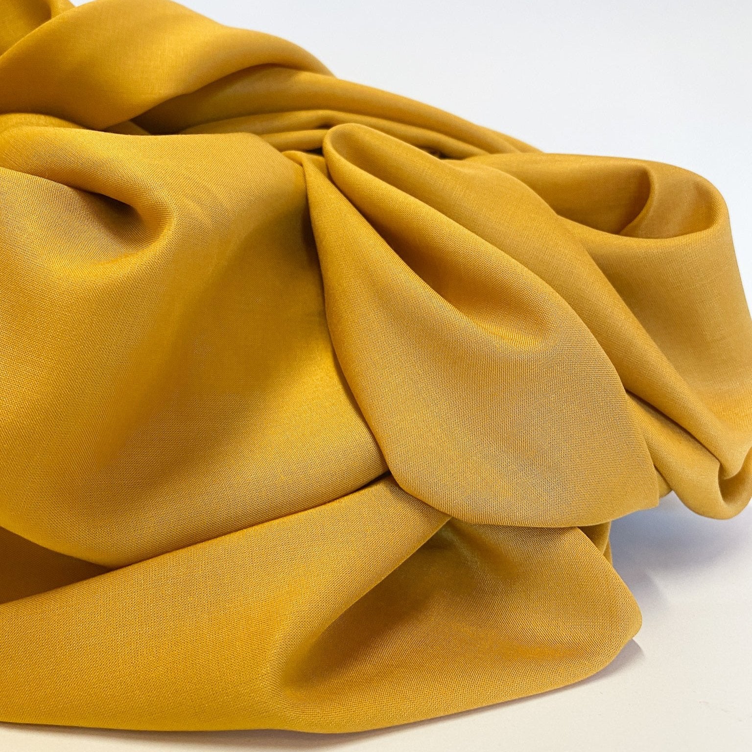 Viscose EcoVero™ jaune moutarde