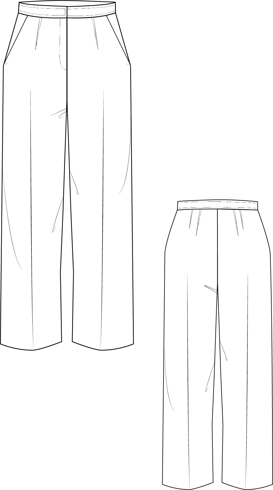 Patron papier Pantalon Marlène Elina