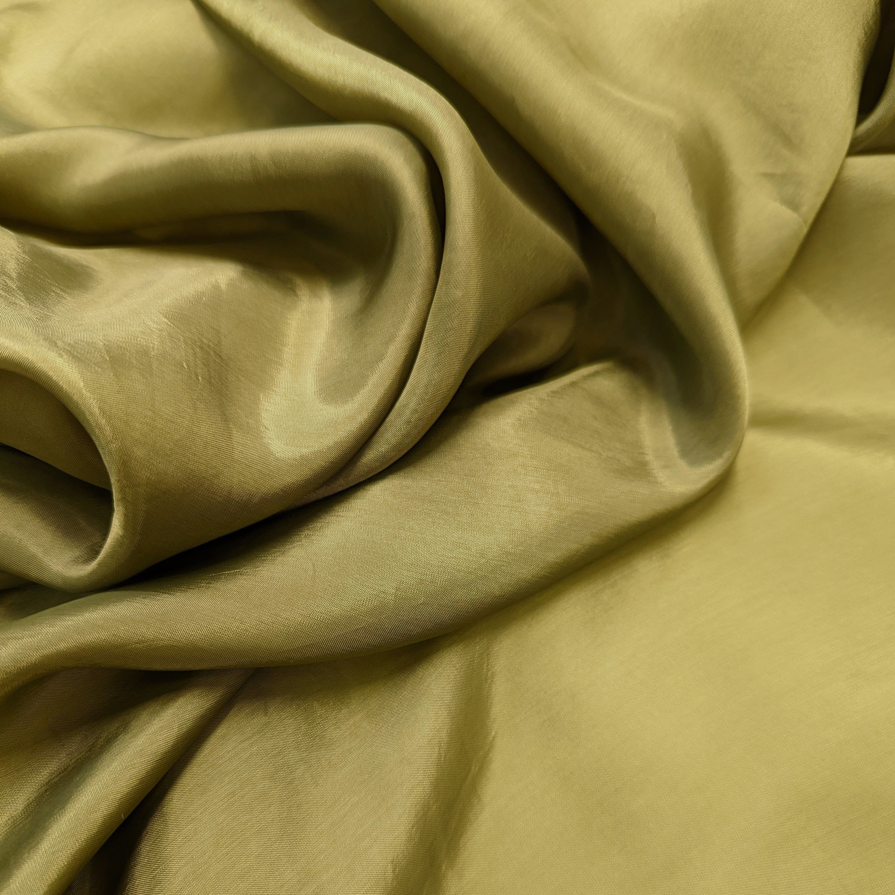 Viscose lining olive green