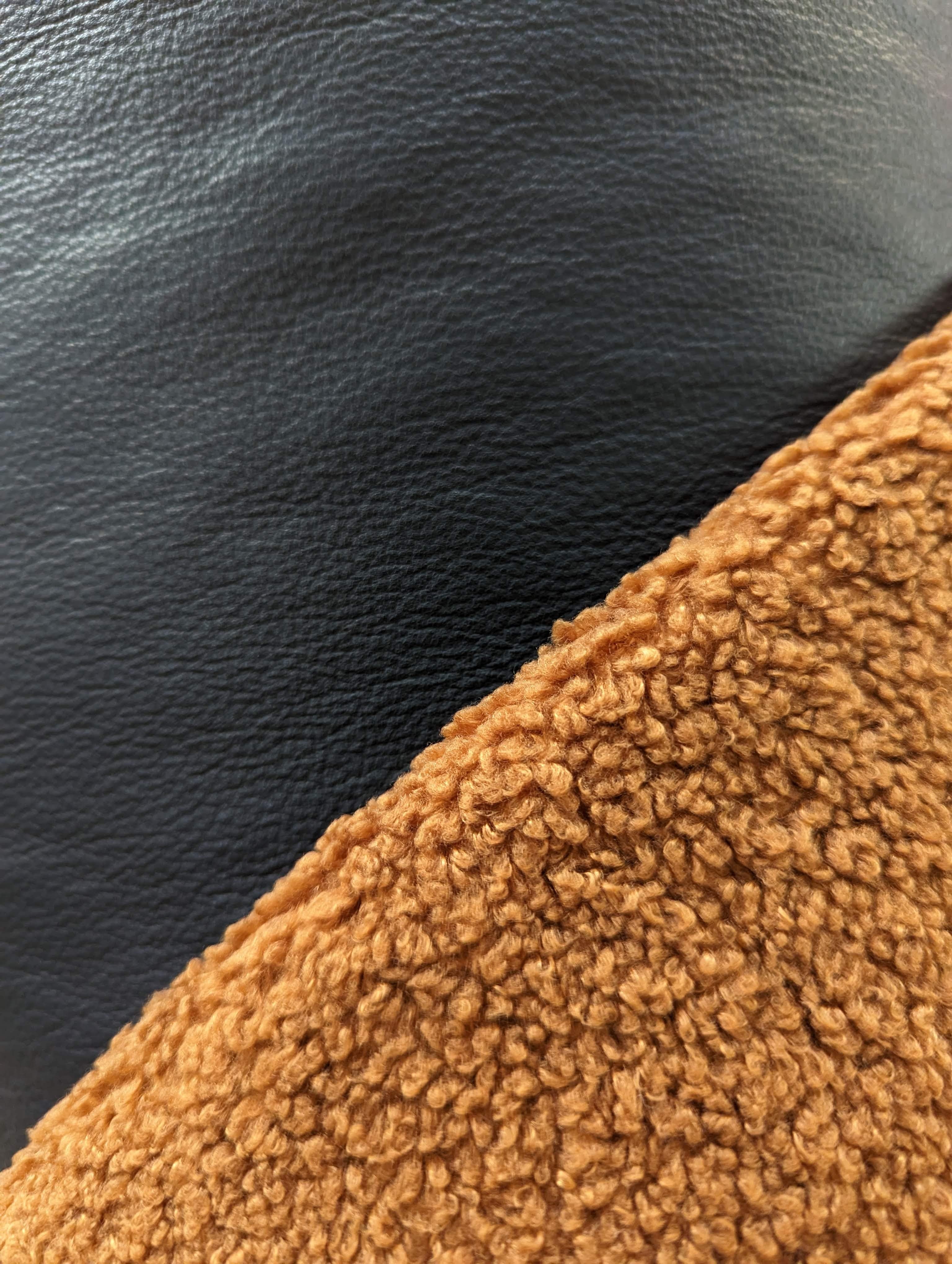 No. 610 imitation leather - shearling cognac